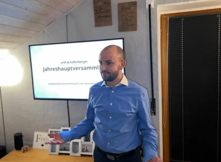 Unser Vorsitzender der Geschäftsleitung, Jedidjah Orth